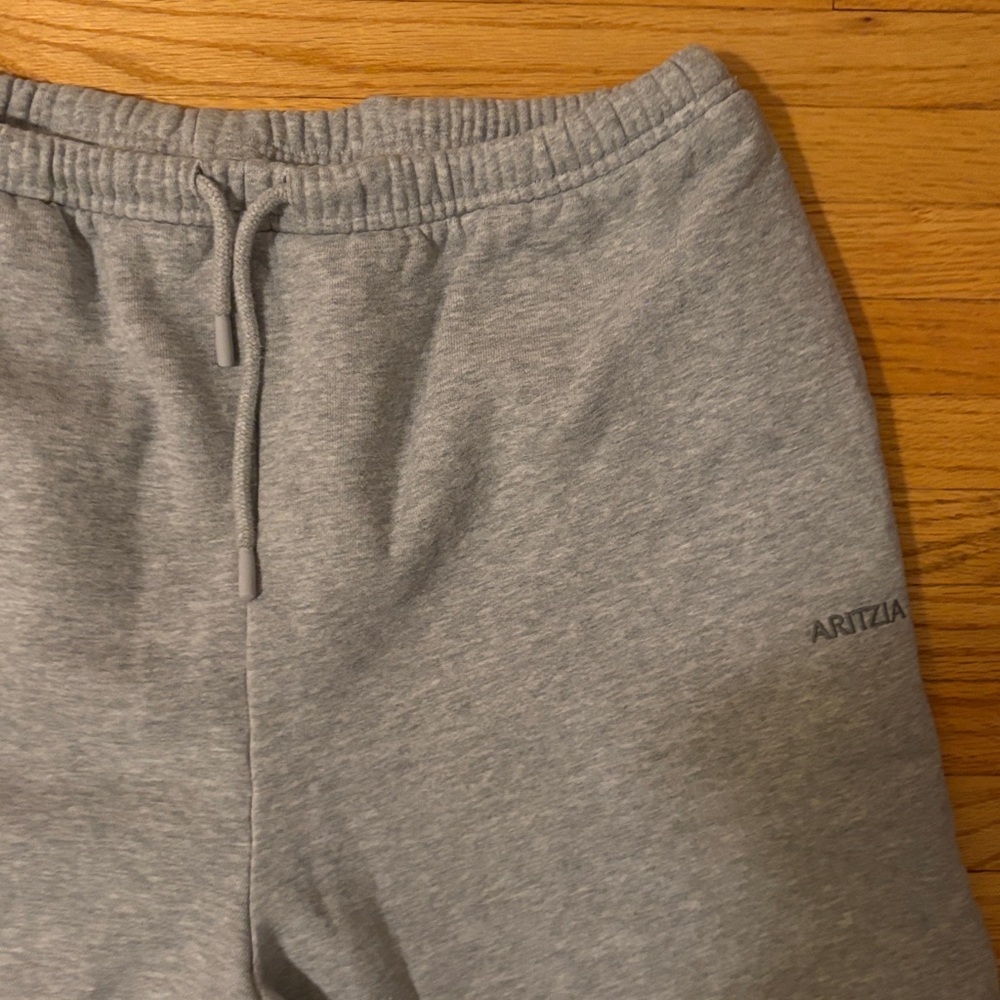 Aritzia Cozy Sweatfleece Mega Flutter™ Sweatpant in Heather Chrome - Picture 8 of 9